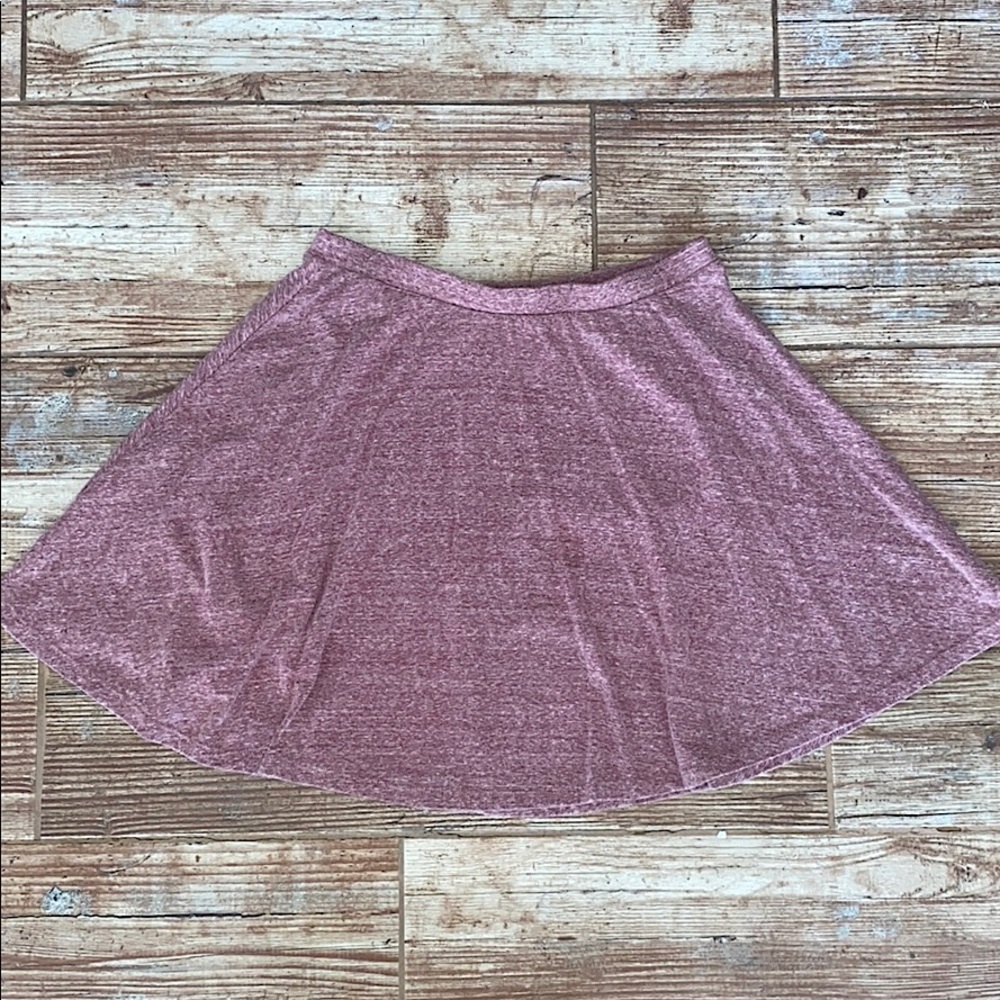 Maroon skater skirt from Target